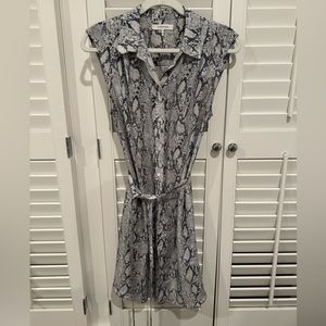 Frame Snakeskin Dress Size M